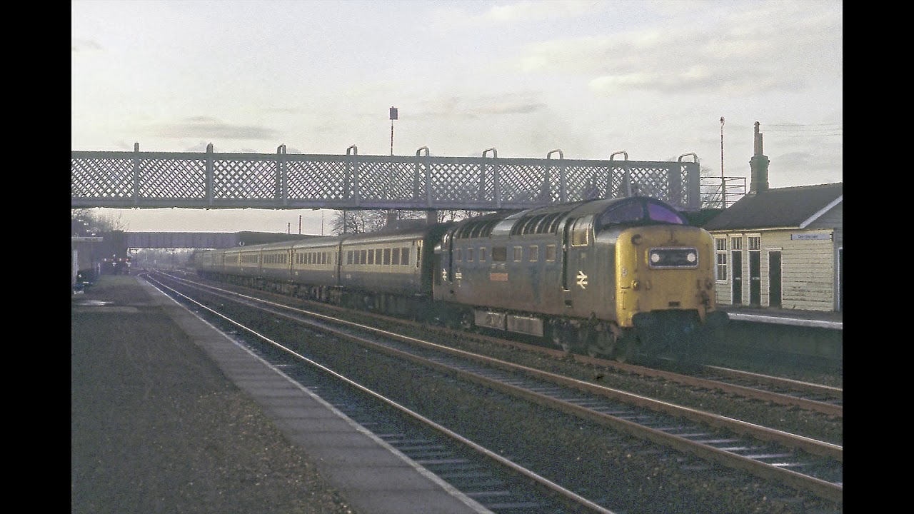 55022, 12.05 King's Cross Hull (1D02), Gilberdyke station-06.12.80