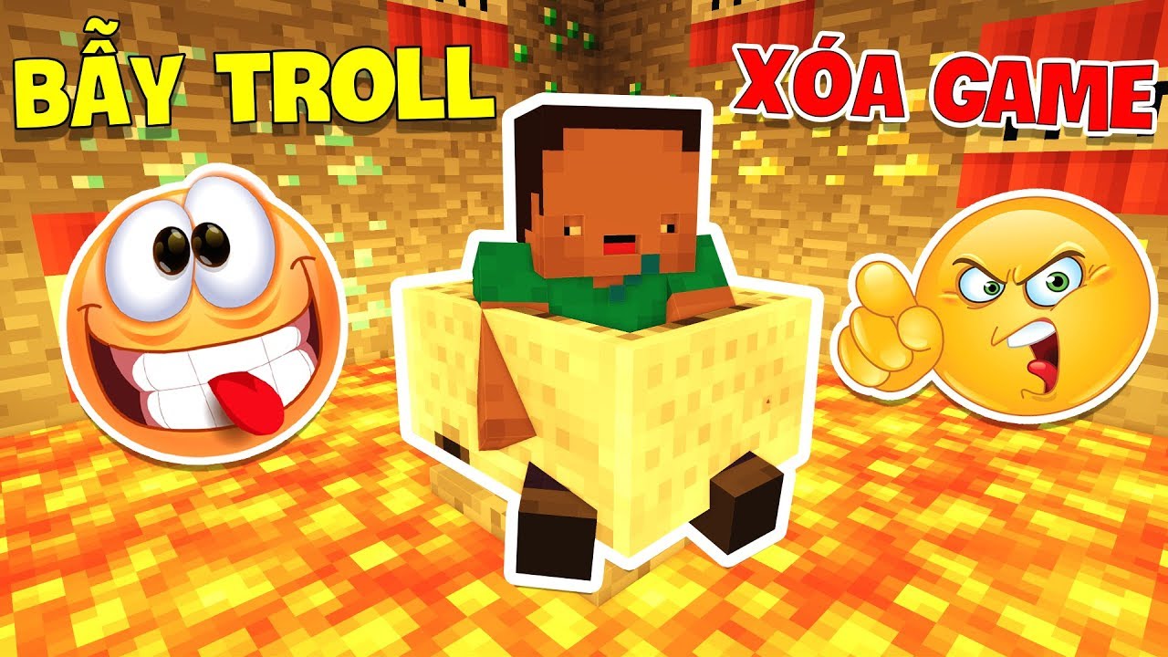 JAYGRAY SÁNG TẠO 3 LOẠI BẪY TROLL NGUY HIỂM NHẤT MINECRAFT*TROLL BẠN BÈ TỨC ĐIÊN XÓA GAME