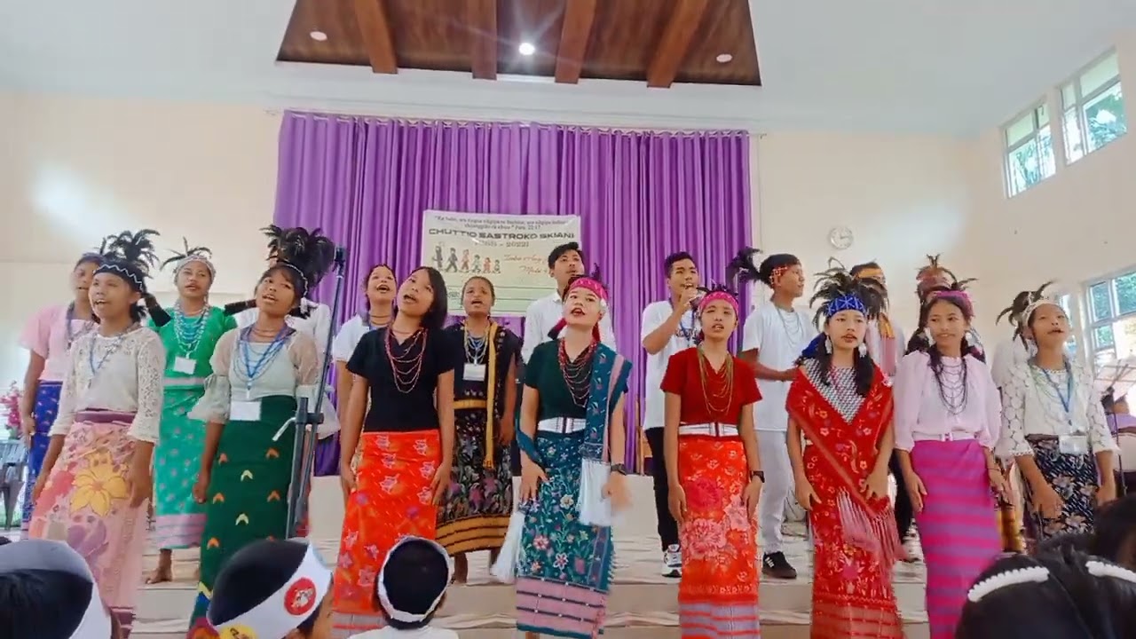 Chasong ia chingni cover songKongkera Baptist Church CSS programe performance