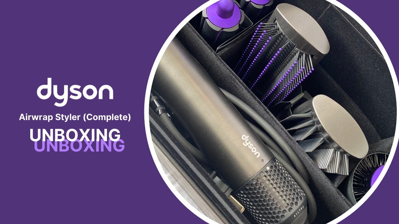 Дайсон распаковка. Dyson Airwrap 2022. Стайлер Дайсон фиолетовый. Dyson стайлер long Purple. Dyson стайлер Airwrap 2022.