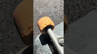 My Wheels After 30 Days of Skating Across America @ChadCaruso