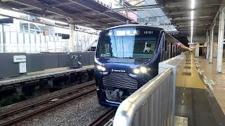 相鉄12000系12101編成 各停横浜行発車&21000系21103編成 各停湘南台行到着　二俣川駅