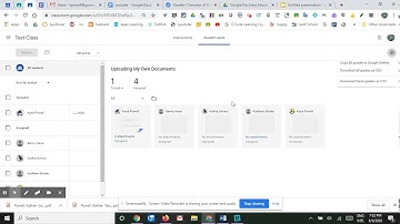 *Downloading Classroom Grades to a Spreadsheet