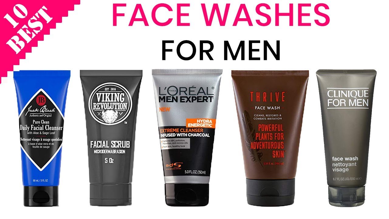 10 Best Face Washes for Men | Top Men's Facial Cleanser for Invigorating  Clean Blemish-Free Skin