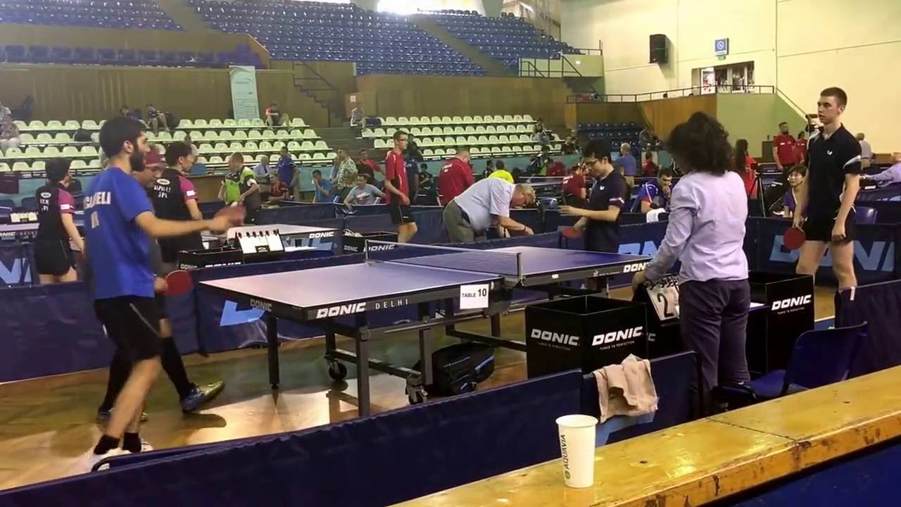 Romania Para Table Tennis Open June 2016 USA/Israel def. Japan/Russia in Teams Competition