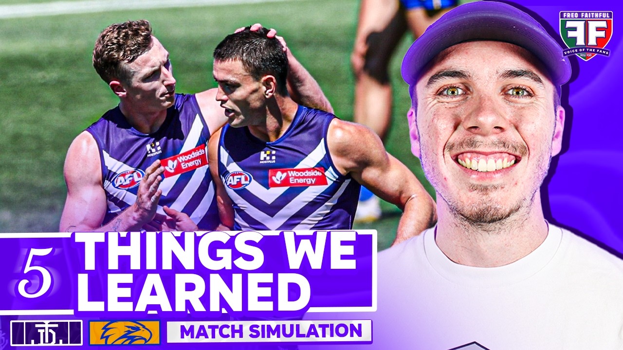 ПЯТЬ ВЕЩЕЙ, КОТОРЫЕ МЫ УЗНАЛИ | Фримантл против Вест Кост | Предсезонная подготовка AFL 2026