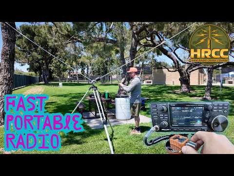 Alpha Antenna Delta Loop, Fast Portable Ham Radio Antenna!