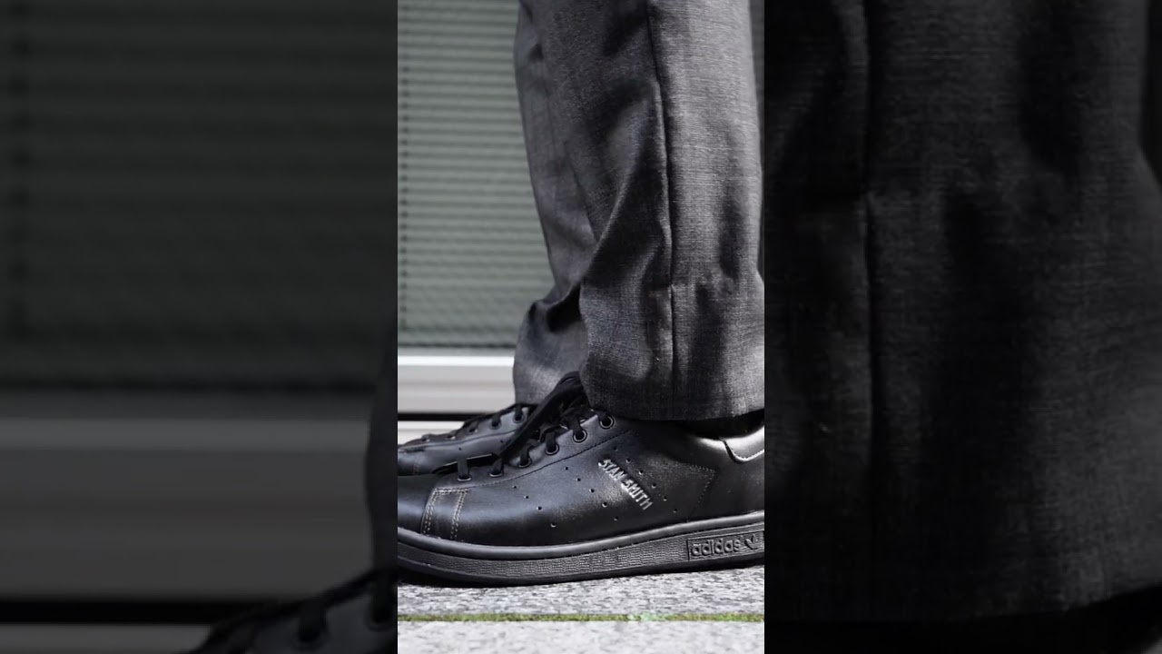 adidas ｜STAN SMITH LUX BLACK｜On Foot｜