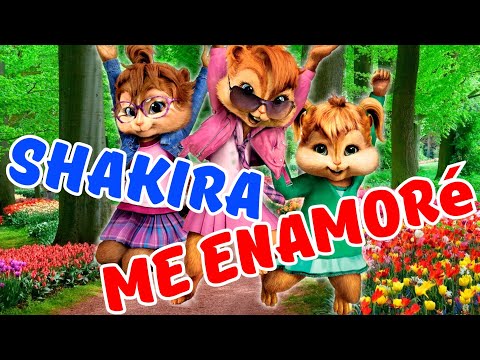 Видео: Alvin and the chipmunks sing a song  - Me Enamoré - Shakira (Cover)