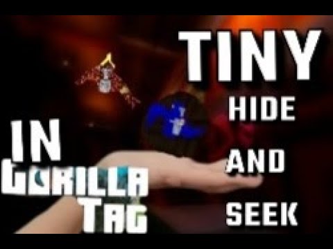 TINY HIDE AND SEEK IN GORILLA TAG BASMENT UPPDATE!! - YouTube
