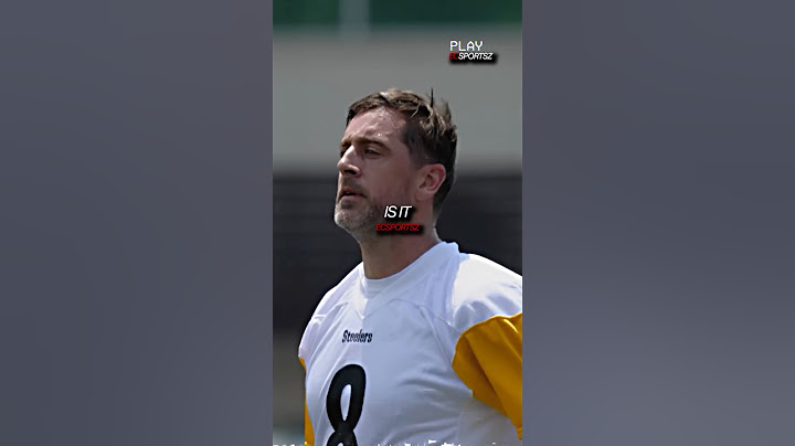 Aaron Rodgers says he’s finishing his Career off with the Steelers 😮 #shorts