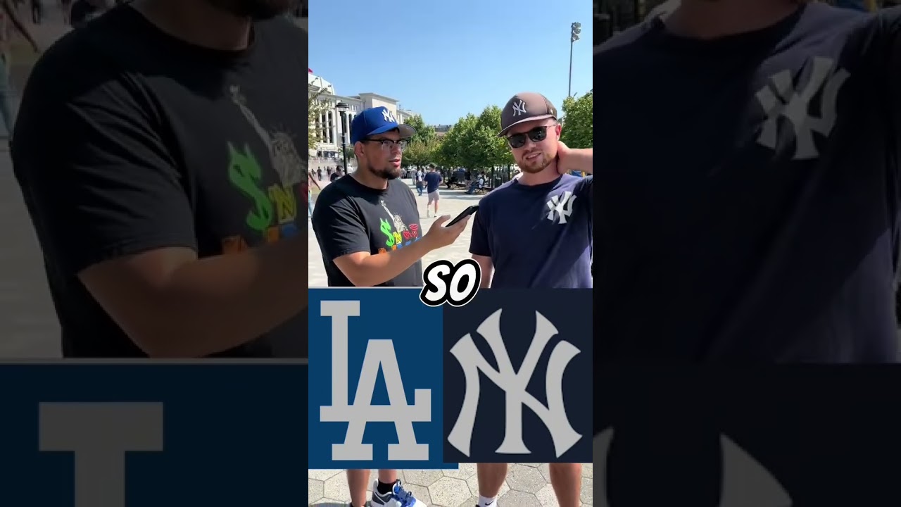 New York Yankees and Dodgers players 