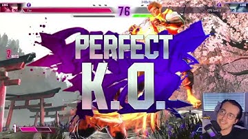 SF6 Demo: Beating Lv 8 CPU with a PERFECT!...once