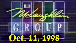 NBC - The McLaughlin Group - Oct. 11, 1998 Midterm Elections