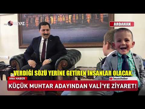 KÜÇÜK MUHTAR ADAYINDAN VALİYE ZİYARET