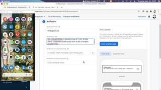 Android Studio : Unikapodcast app | push notifications | Using Firebase Cloud Messaging screenshot 4