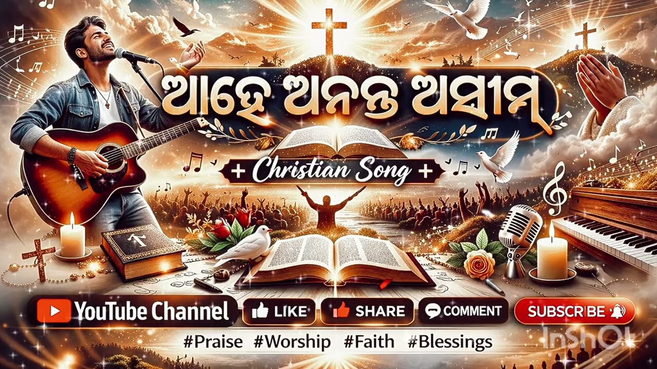 ଆହେ ଅନନ୍ତ ଅସୀମ/ AHE ANANTA  ASIMA/ New Odia Song#christiansong#music#song  