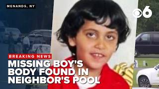 Officials release information after missing 7-year-old found dead in swimming pool.