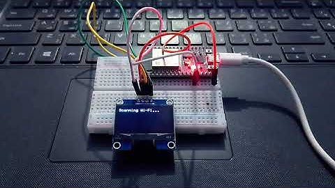ESP32 WiFi Scanner Project | Scan Nearby Networks with OLED Display