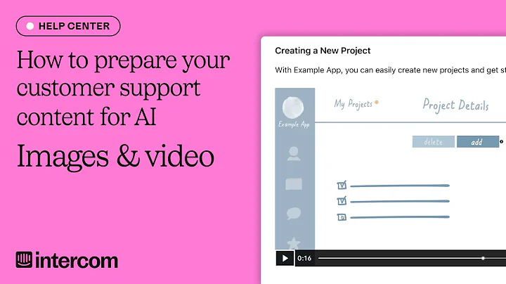 How to prepare your customer support content for AI - Images & video
