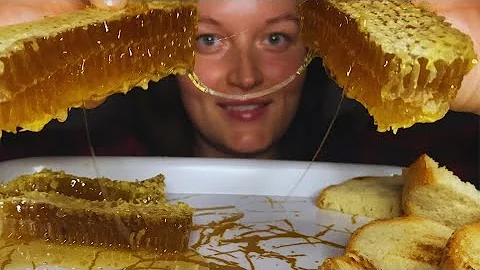ASMR HUGE HONEYCOMB (NO TALKING) EATING SOUNDS | MUKBANG 먹방