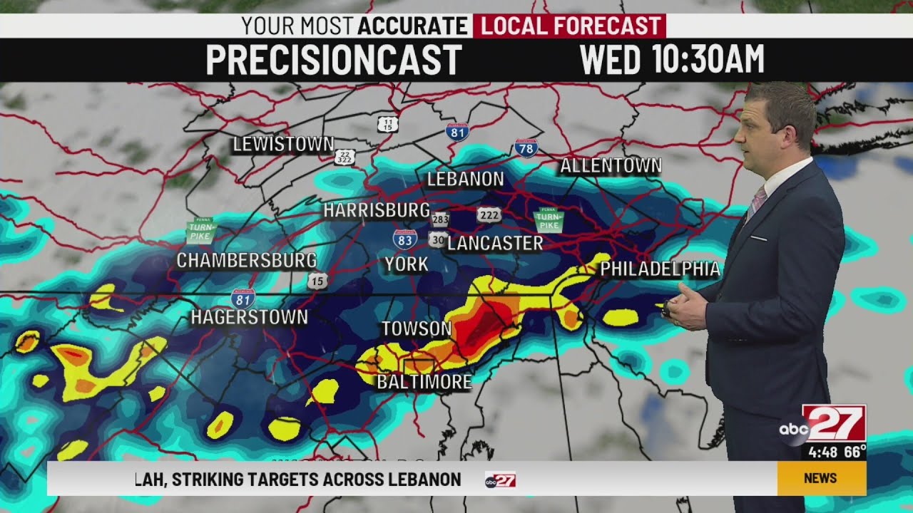 Brett's Wednesday Morning First Forecast - YouTube