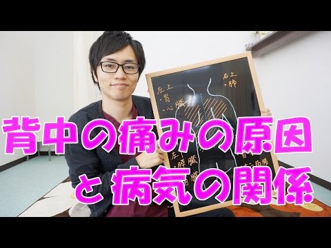 背中の痛みの原因と病気の関係　和泉市の整体『きもと整骨院』