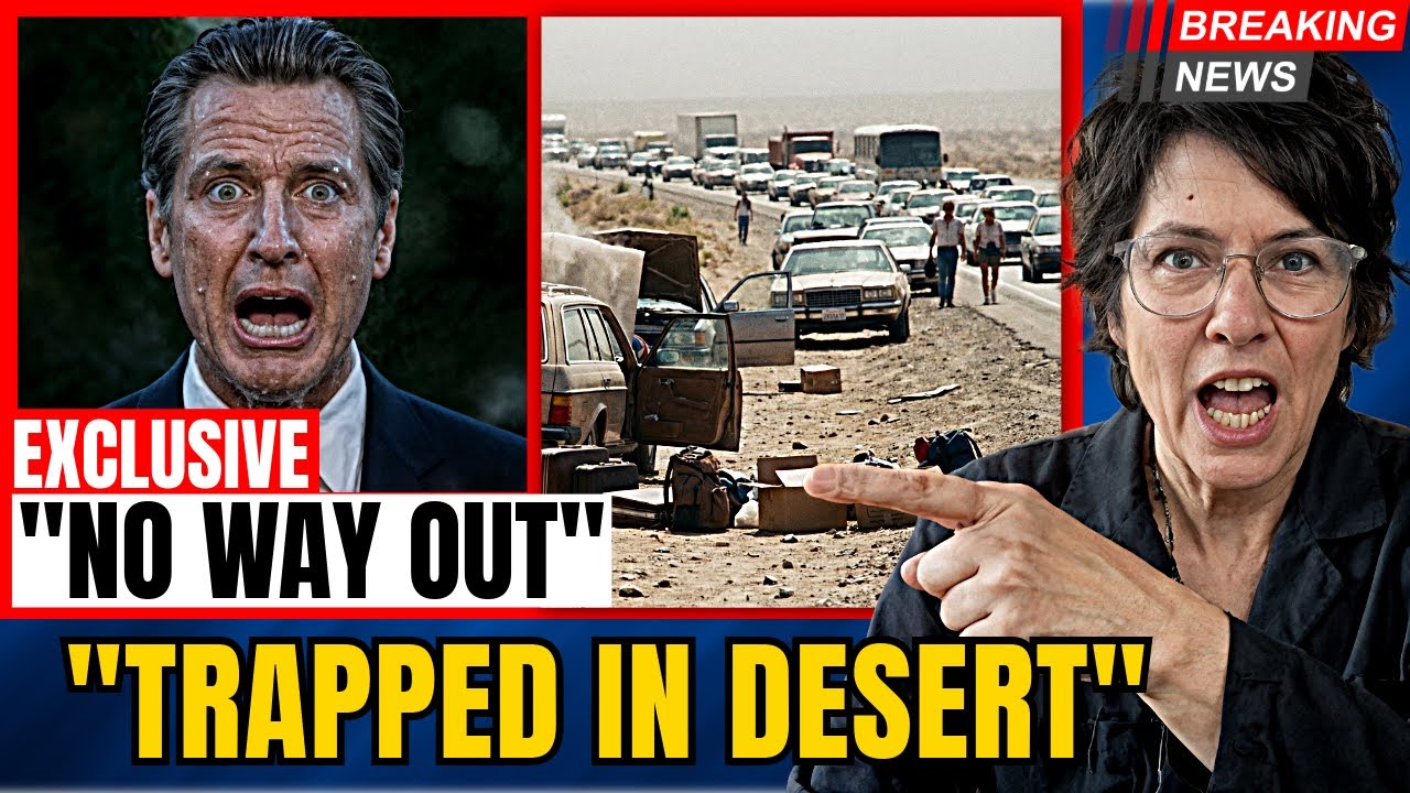 CALIFORNIA GOVERNOR PANICS as Thousands Abandon Cars in Desert ("No Way Out")