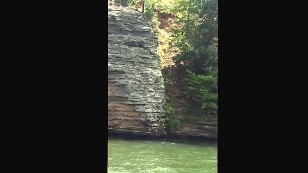 Fat girl attempts cliff jump YouTube