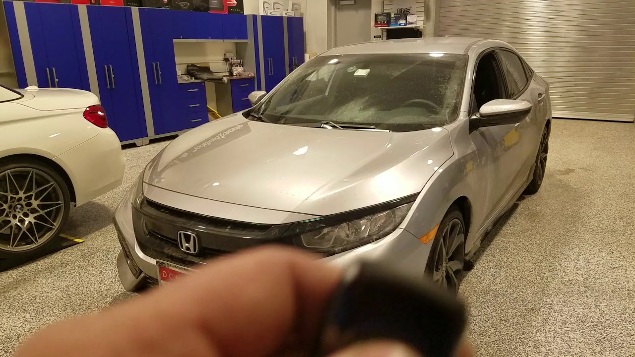 2018 Honda Civic remote start system - YouTube