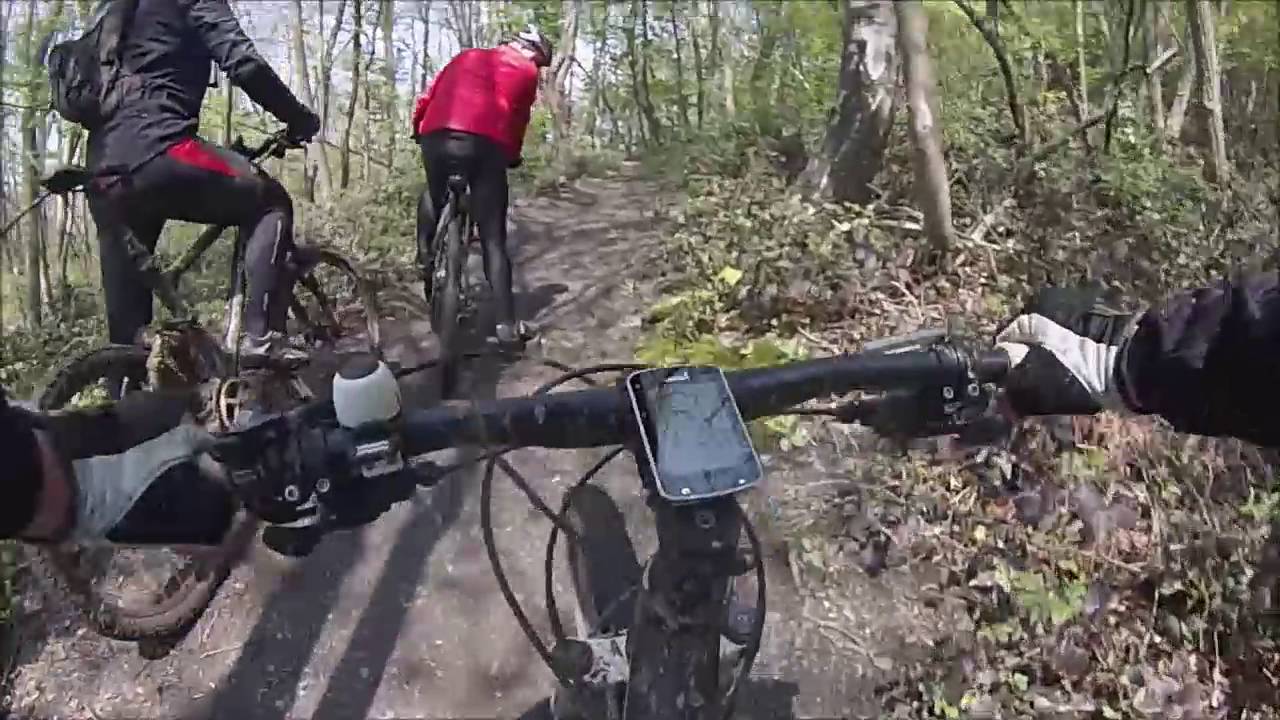 Technische klim en afdaling achter Snowworld