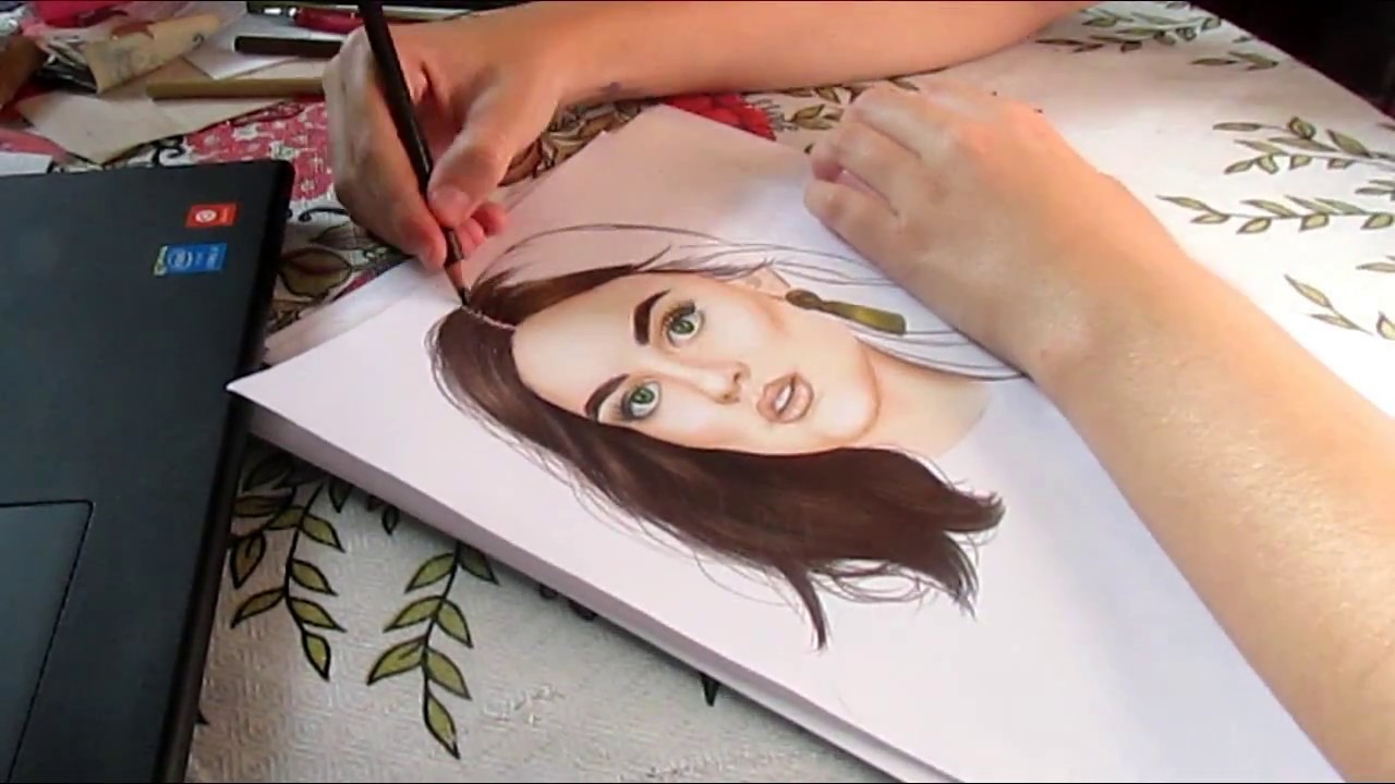 Desenhando a Lucy Hale - YouTube