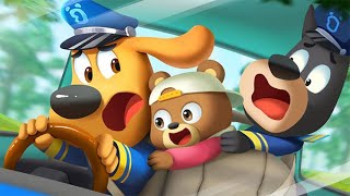 Don't Play in Driver's Seat | Car Safety | Detective Cartoon🔍| Kids Cartoon | Sheriff Labrador