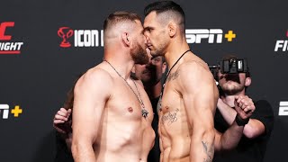 UFC Vegas 54: Weigh-In Faceoffs