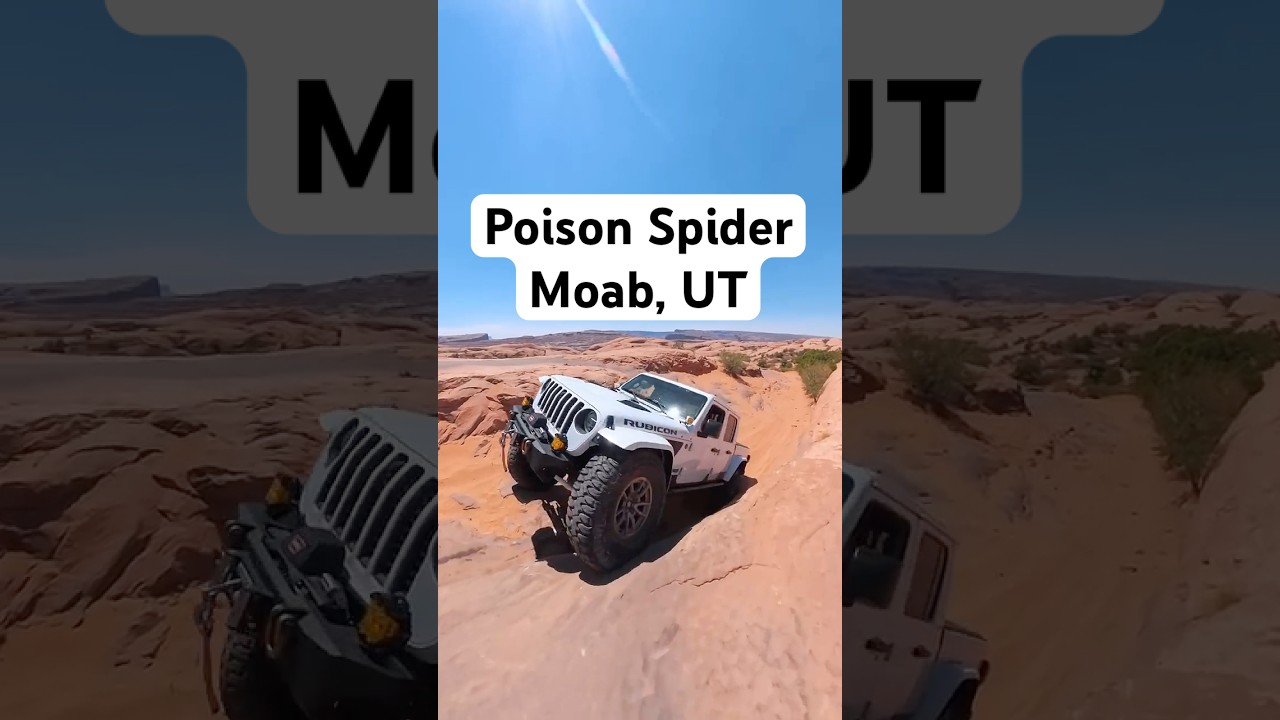 Difficult Trail In Moab #2 | Poison Spider Trail