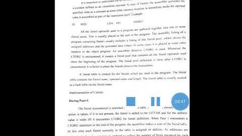 Machine Independent Features of assembler -Part 01. (Literals)
