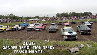 2026 Gander Demolition Derby - Truck Heats