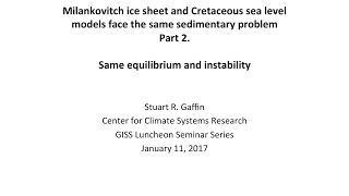 GISS Seminar, 2017-01-11 — Stuart Gaffin