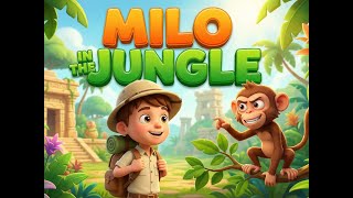Milo in the Jungle | Funny 3D Cartoon | Naughty Monkey Pranks Milo | Kids Adventure Story