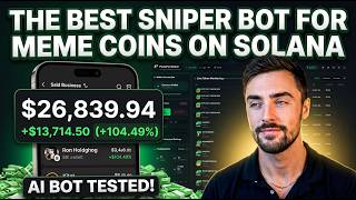 THE BEST Sniper BOT for MEME COINS On SOLANA | Does the Pump Fun Sniper bot actually work? (Review)