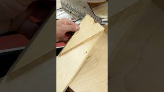 393. Miter saw trick: same angle, different face #makethings #mtbitesize