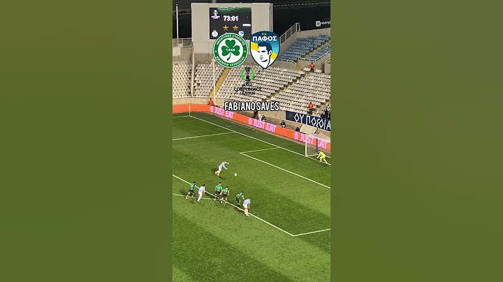 FABIANO saves ☘️ | Omonoia 1-1 Pafos FC Conference League 13/2/2025 #shorts #football #cyprus