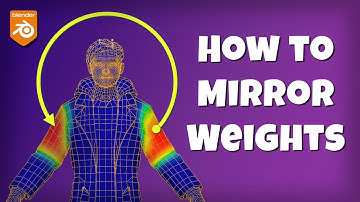 [Blender] How to Mirror & Symmetrize Vertex Weights