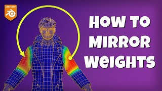 [Blender] How to Mirror & Symmetrize Vertex Weights
