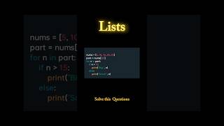 Information PYTHON || Lists || indexing with lists || #python #toturial #questions #education #coding #list Update