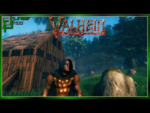 BUILDING AN OUTPOST AND PORTAL NEAR THE MOUNTAINS! Valheim 9