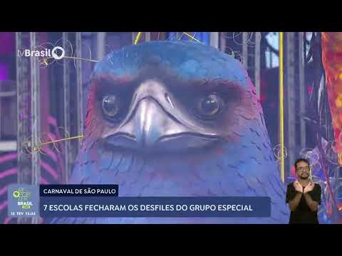 Sete escolas fecham os desfiles em São Paulo