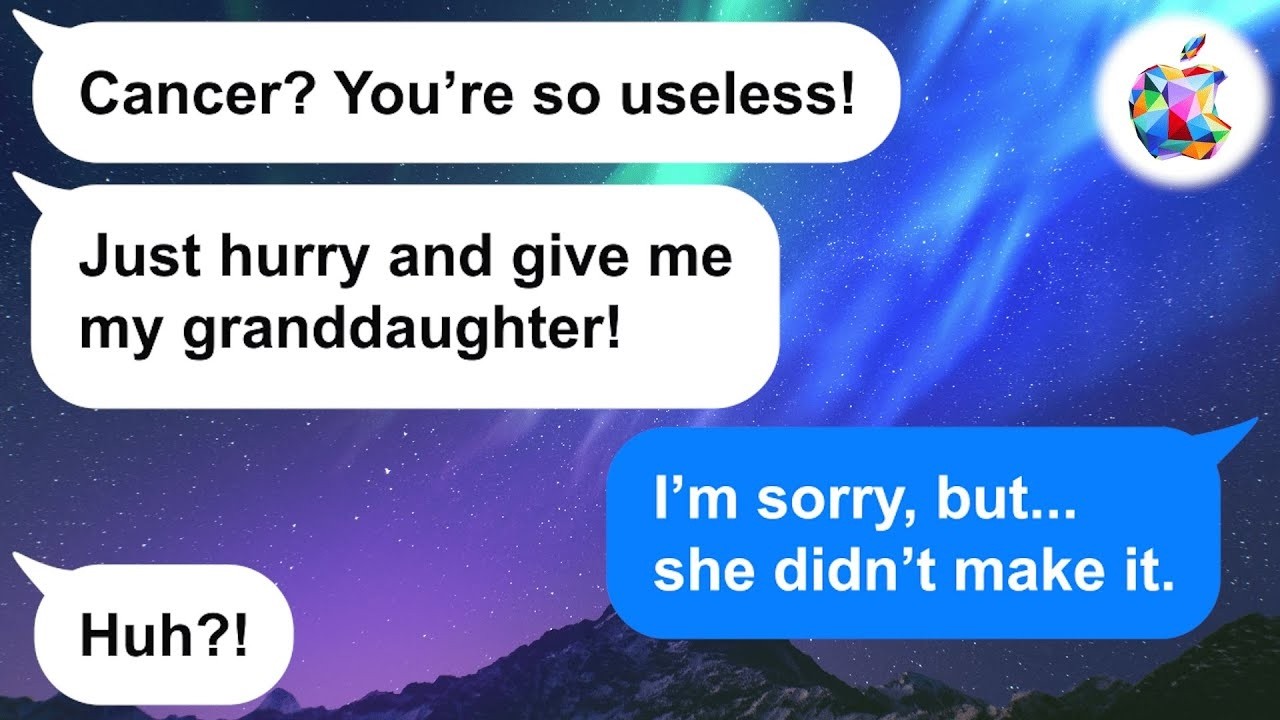 【Apple】Mother in law wants a grandchild no matter what the cost... to her family or herself!