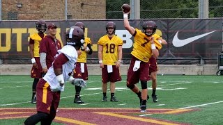2015 Gopher Football Day One Practice Recap