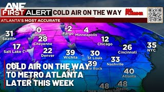 Arctic blast of air arrives just in time for the holiday weekend!